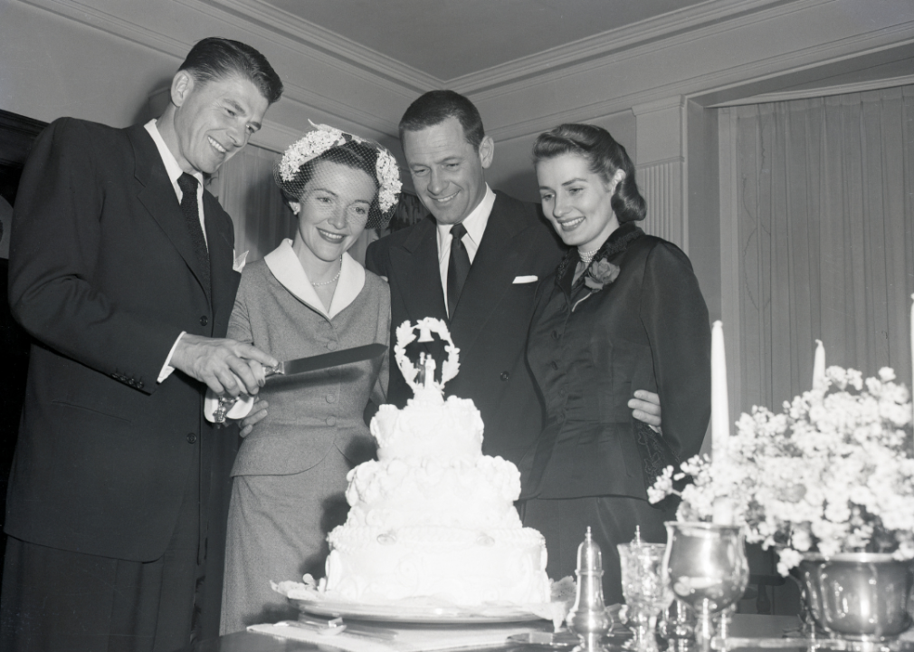 Ronald Reagan and Nancy Davis — March 4, 1952